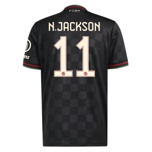 Billige Fotballdrakt Bayern Munich Nicolas Jackson #11 Replika Tredjedrakt 2025-26 Kortermet Billige Fotballdrakt Bayern Munich Nicolas Jackson #11 Replika Tredjedrakt 2025-26 Kortermet
